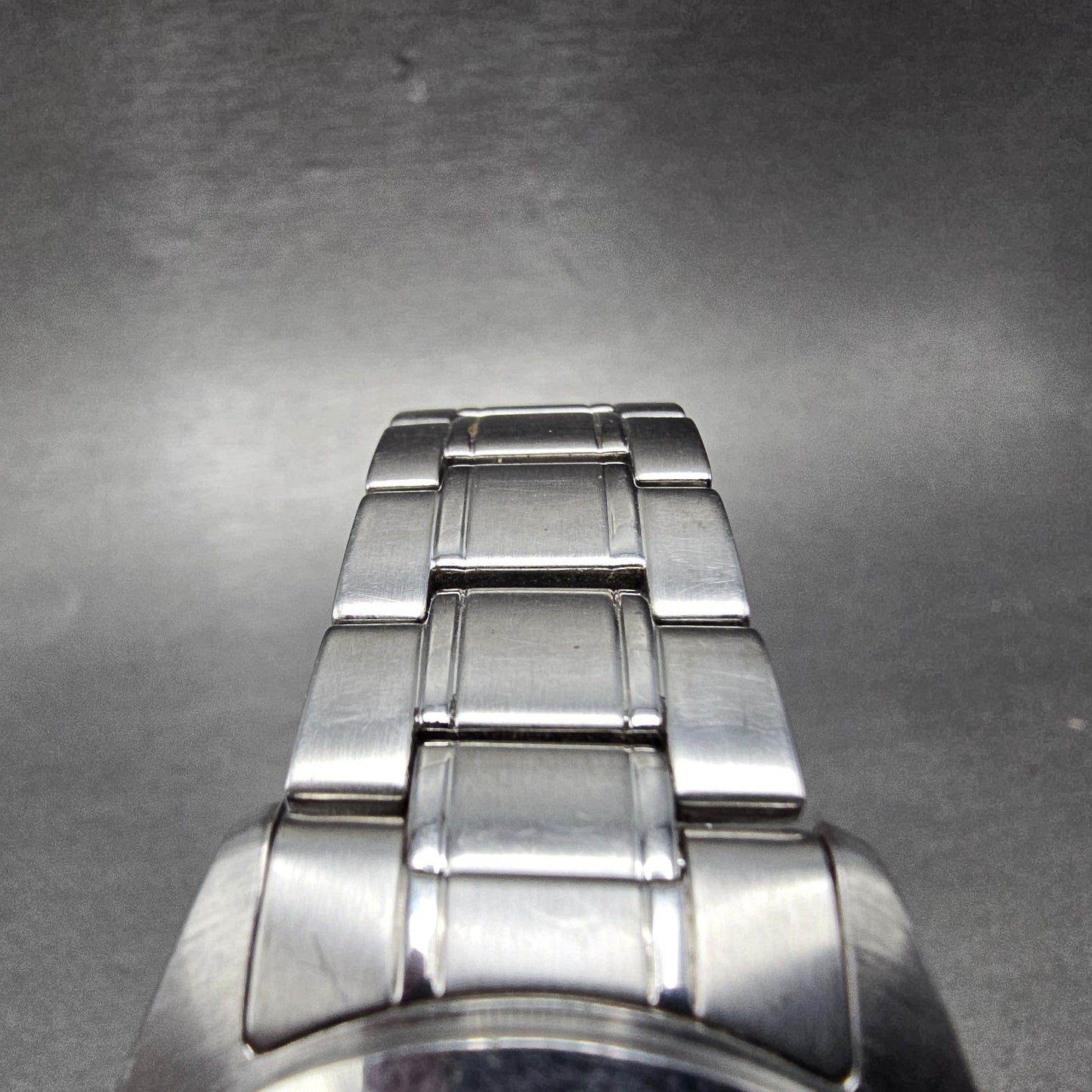 Citizen Reguno Watch Men 38mm Black Dial Steel Solar Radio Controlled Date PARTS5