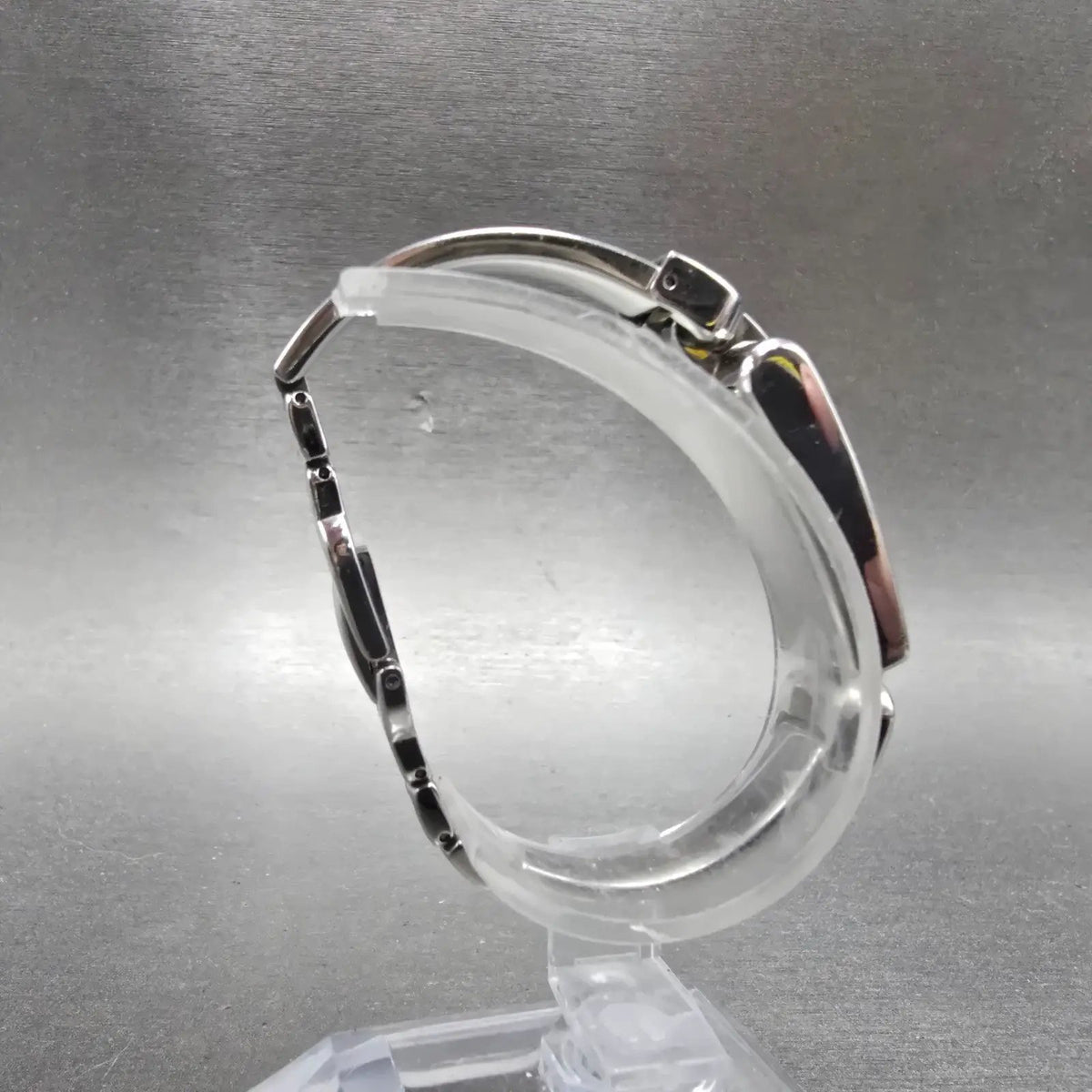 Movado Vivo Tank Watch Women 14mm Black Dial Steel Rectangle 84 H5 1410 New Batt8