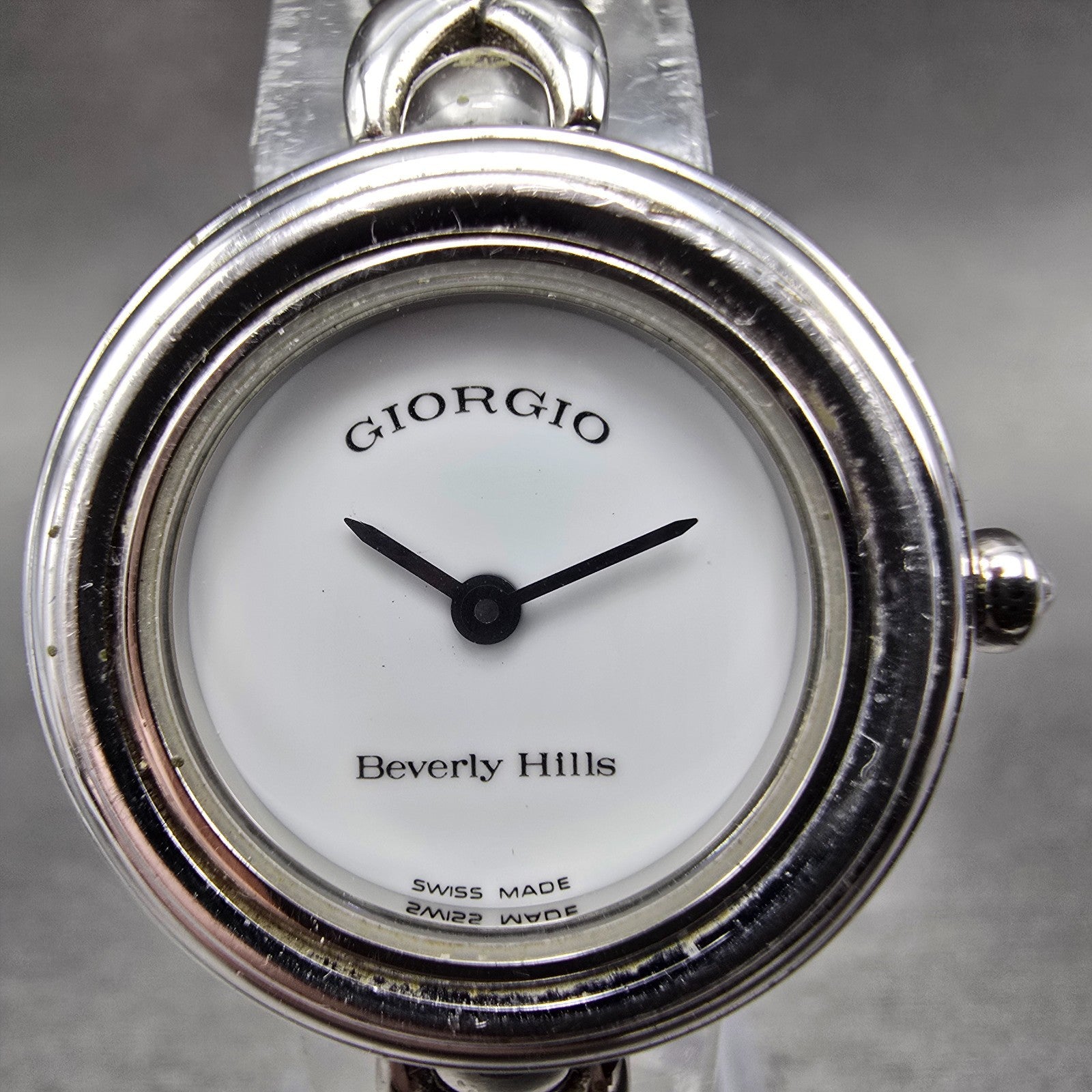 Giorgio Beverly Hills watch Women 26mm White Dial Silver Interchangeable Bezel1