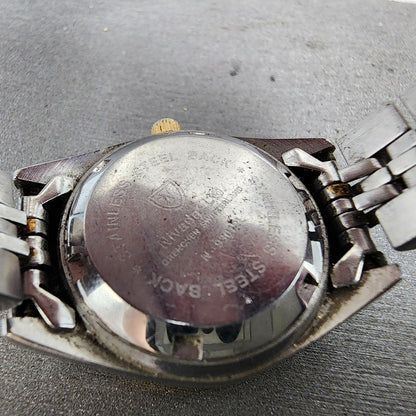 Nivada Watch Women 26mm Gold Dial Two Tone Date Round Automatic N93012L Runs9