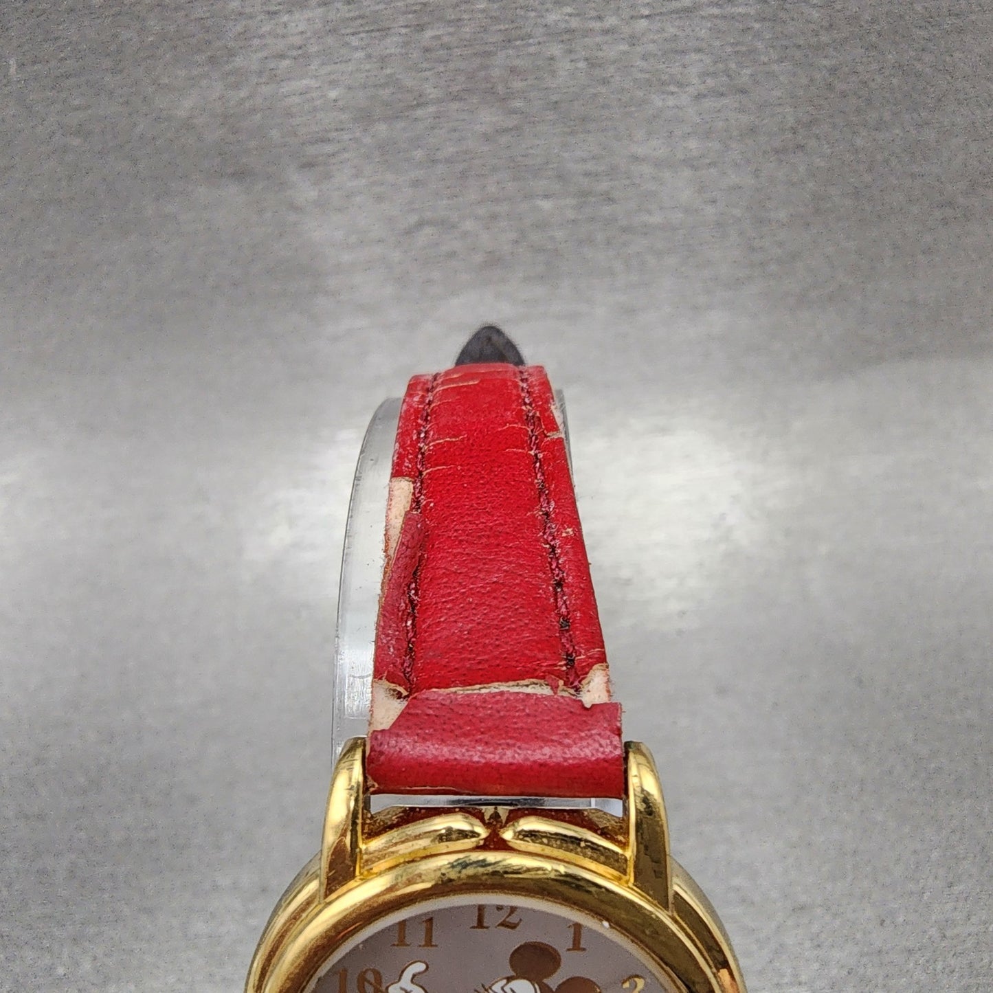 Seiko Alba Minnie Watch Women 26mm Silver Dial Gold Tone V5010170 New Battery4