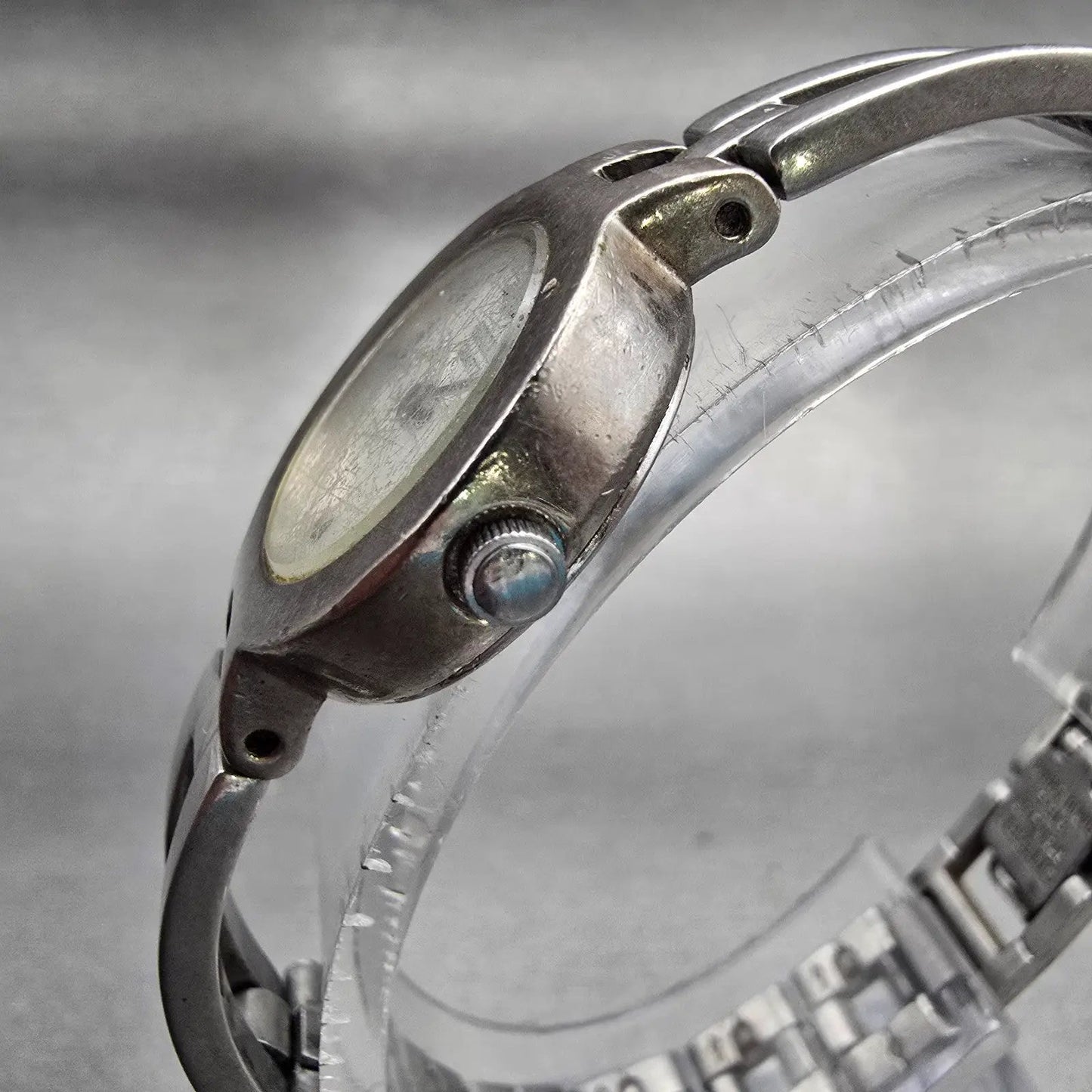 Citizen Watch Women 21mm Silver Dial Silver Tone Round 5920-S95650 New Battery2