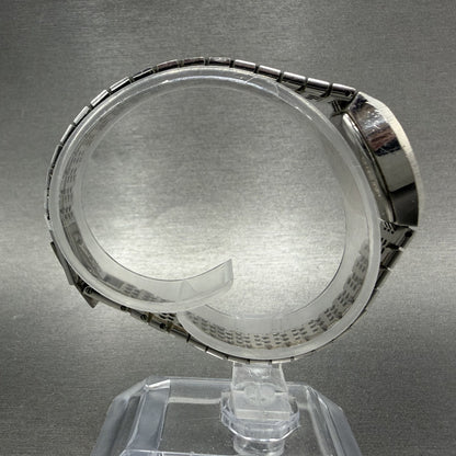 Citizen CQ Watch Women 18mm Silver Dial Silver Tone 4153511 New Battery8
