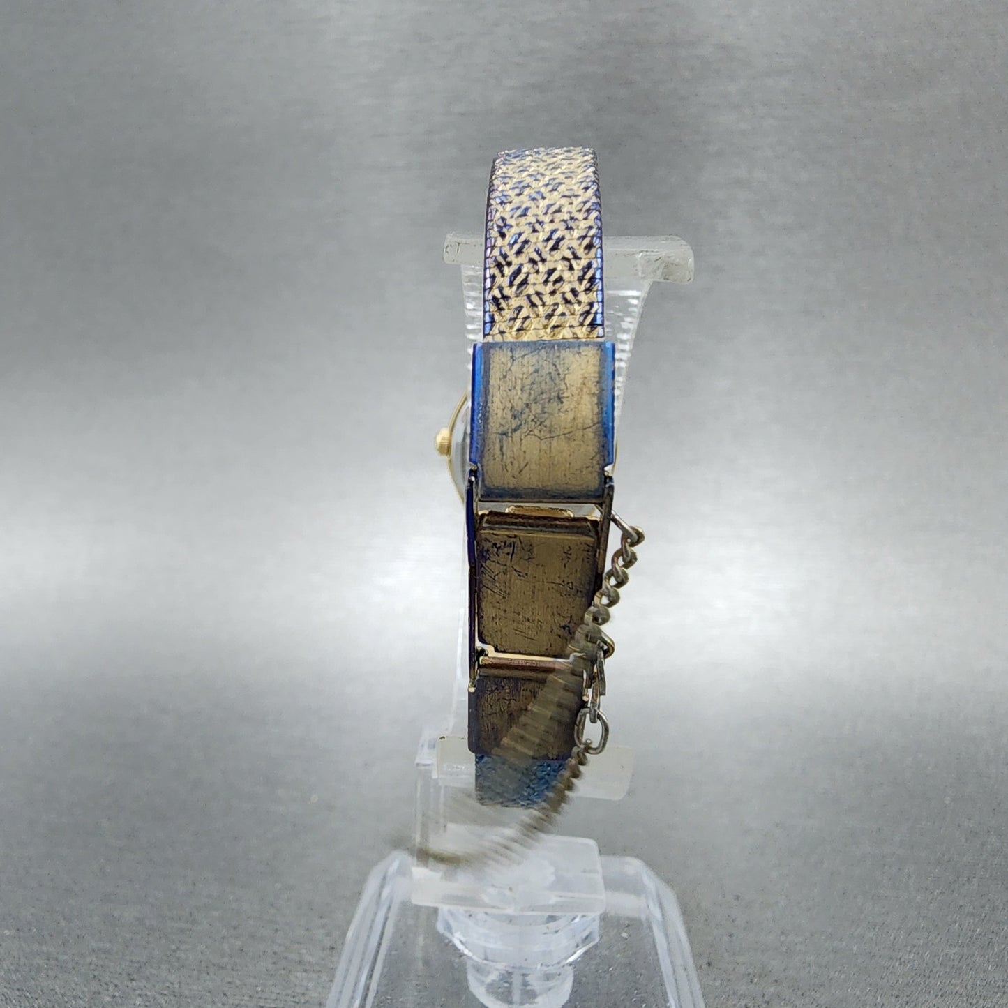 Seiko watch Women 18mm Gold Dial Gold Tone Oval V4015310 New Battery Vintage7