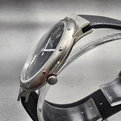 Skagen Slimline Watch Men 35mm Black Dial Titanium 530LTLB New Battery2