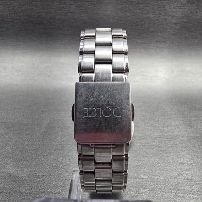 Seiko Dolce Watch Men 34mm Ivory Dial Silver Tone Round 8J41-0A10 New Battery7