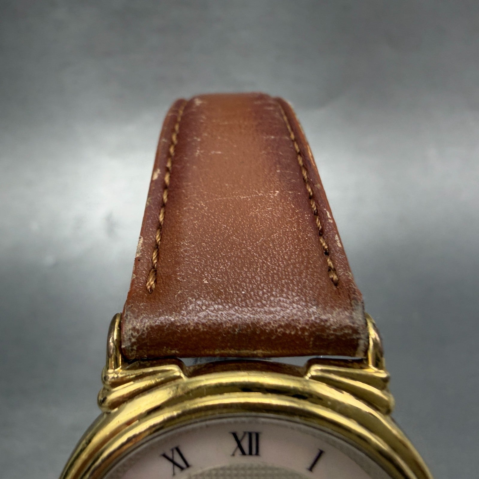 Celine Watch Women 31mm MOP Dial Gold Tone Small Seconds Round New battery4