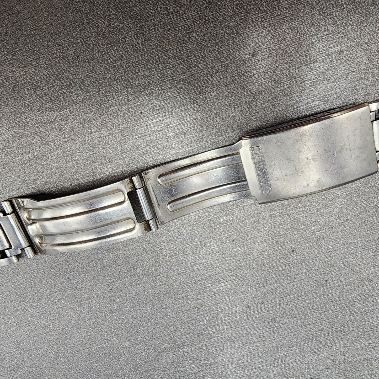 Citizen Bracelet 12mm Stainless Steel Tri Folding Clasp  Vintage12
