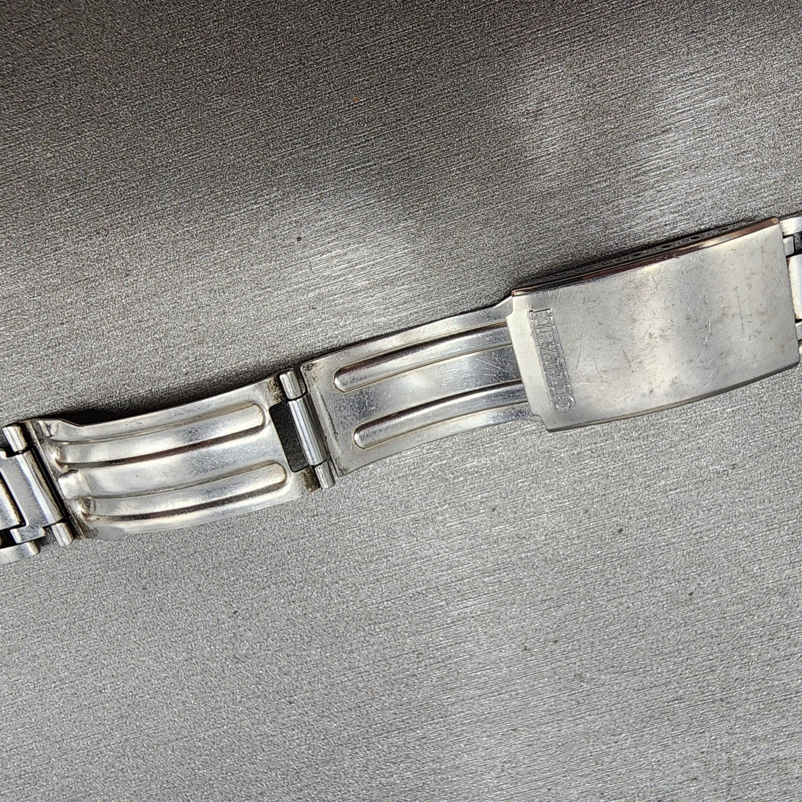 Citizen Bracelet 12mm Stainless Steel Tri Folding Clasp  Vintage12