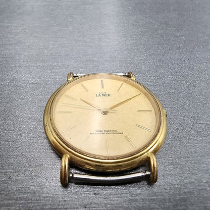Citizen Club La Mer Watch Men 30mm Champagne Dial Gold Tone 2820269630 New Batt2