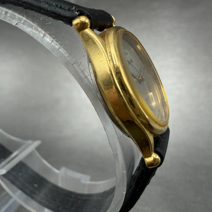 Seiko Alba Watch Women 19mm Silver Dial Gold Tone Oval V233-5890 New Battery4