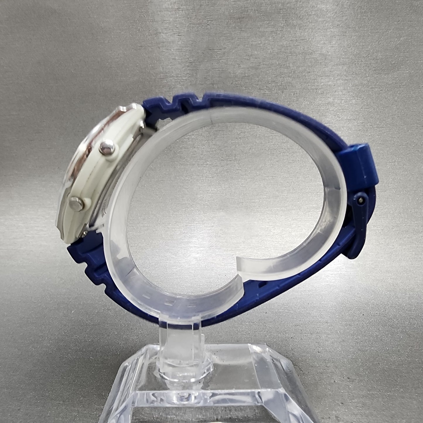 Casio Wave Ceptor Watch Women 34mm White Dial White Tone Date LWAM143 New BattB6