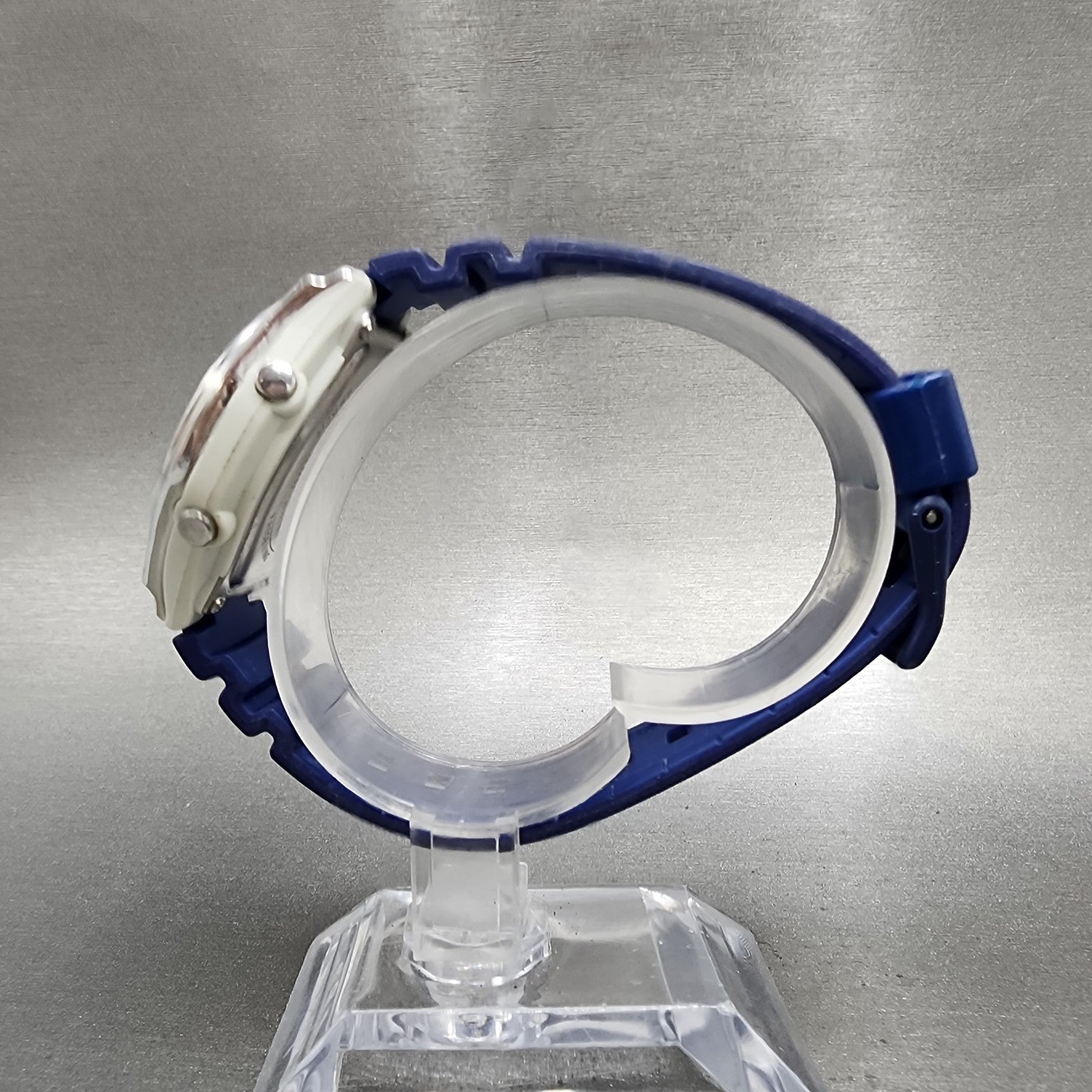 Casio Wave Ceptor Watch Women 34mm White Dial White Tone Date LWAM143 New BattB6