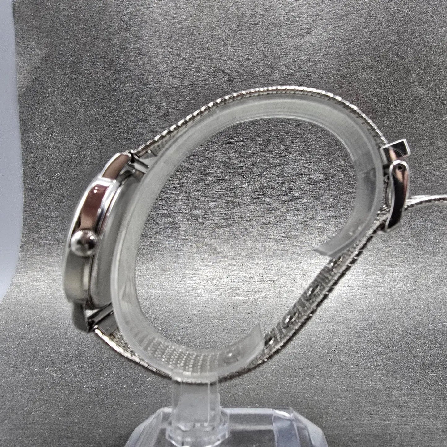 Paul Smith Watch Men 36mm Gray Dial Silver Tone Round 6034-H19519 New Battery6