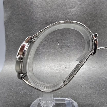 Paul Smith Watch Men 36mm Gray Dial Silver Tone Round 6034-H19519 New Battery6