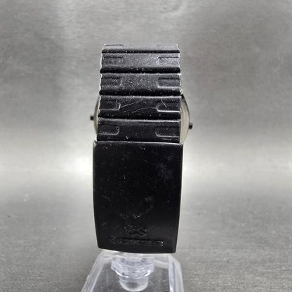 Seiko Giugiaro Watch Men 39mm Black Digital Alarm Chronograph A828-4019 New Batt7