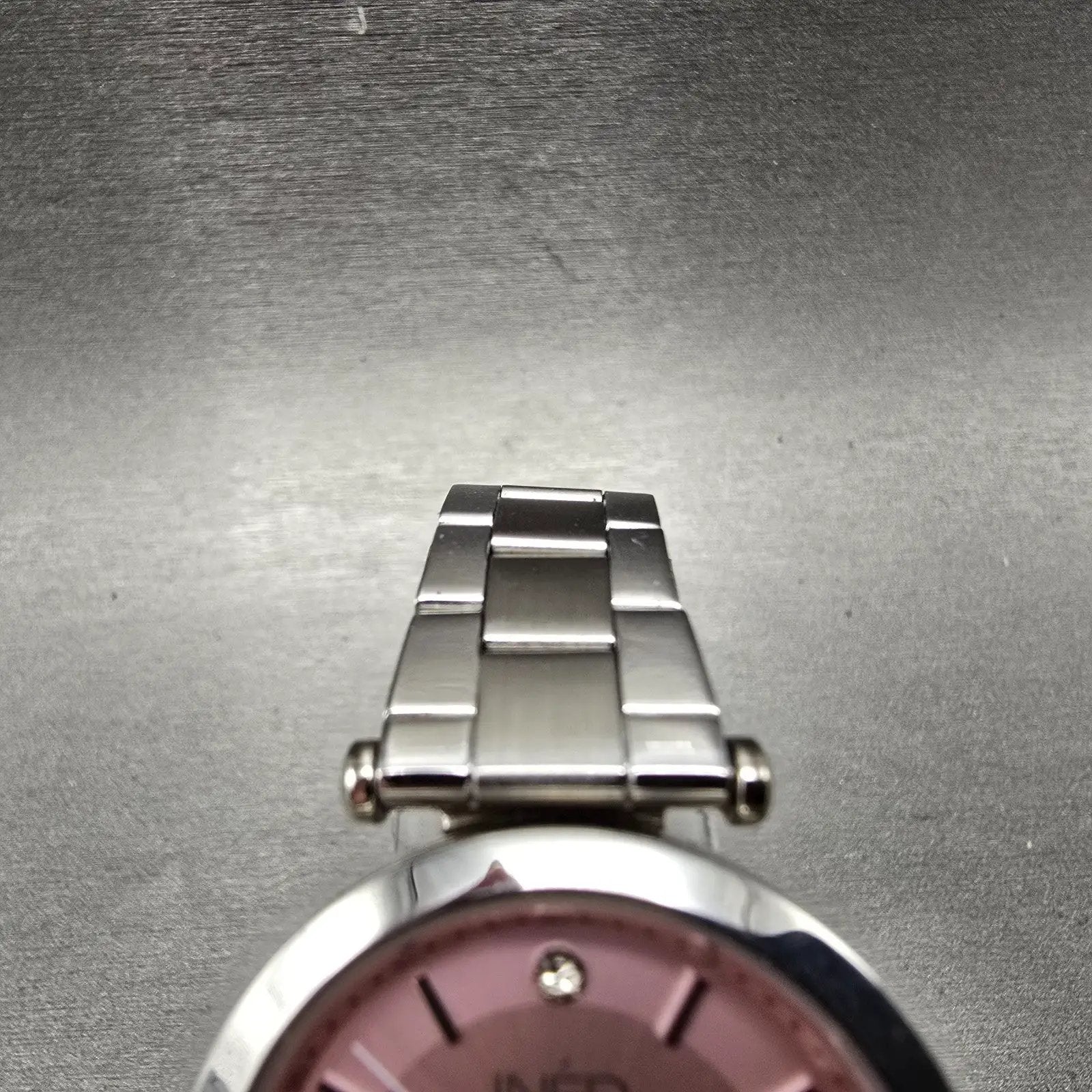 Citizen Ined Watch Women 30mm Pink Dial Silver Tone Daydate 6329-S028914 NewBat5
