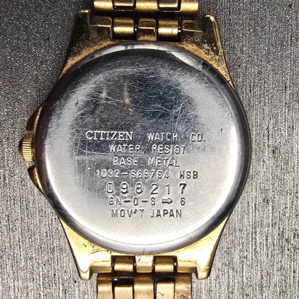 Citizen Watch Women 23mm MOP Dial Gold Tone Round 1032-S69764 New Battery VTG 1210