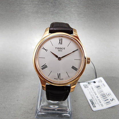 Tissot TClassic Tradition Watch Women 31mm White Dial Rose Gold Tone Round0
