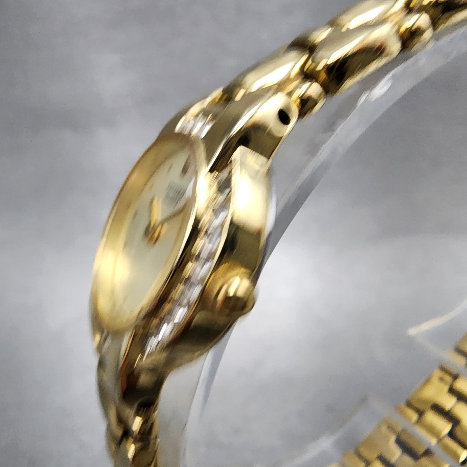 Citizen Watch Women 20mm Champagne Dial Gold Tone 5920S021014 New Battery2