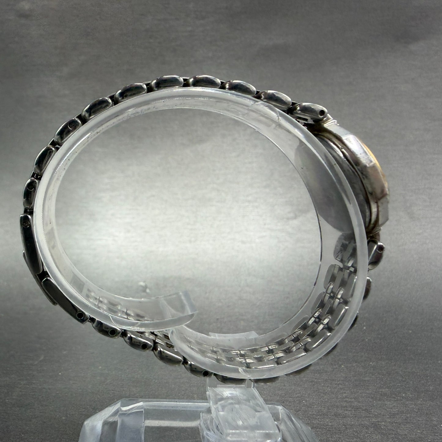 Seiko Lucent Watch Women 23mm Champagne Dial Two Tone 1F21-0J60 New Battery8