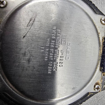 Casio W-S220 Watch Men 50mm Blue Black Alarm Chronograph Digital Solar Works7