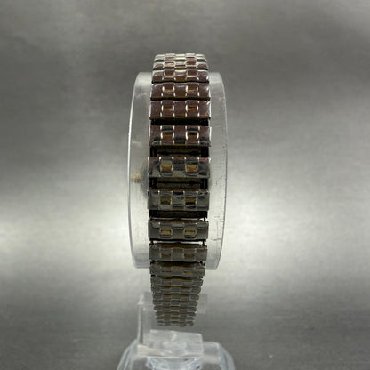 Citizen Watch Women 24mm Black Dial Gold Tone Date 1012-K13131 New Battery VTG7