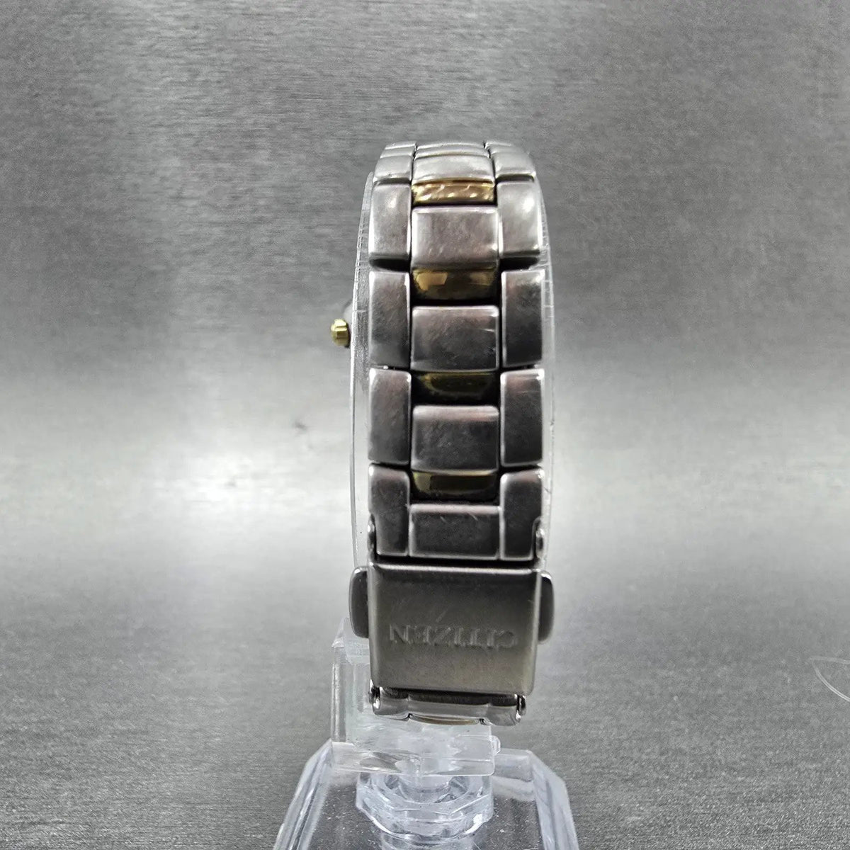 Citizen Eco-Drive Watch Women 25mm Black Dial Two Tone Daydate E000-K17578 Runs8