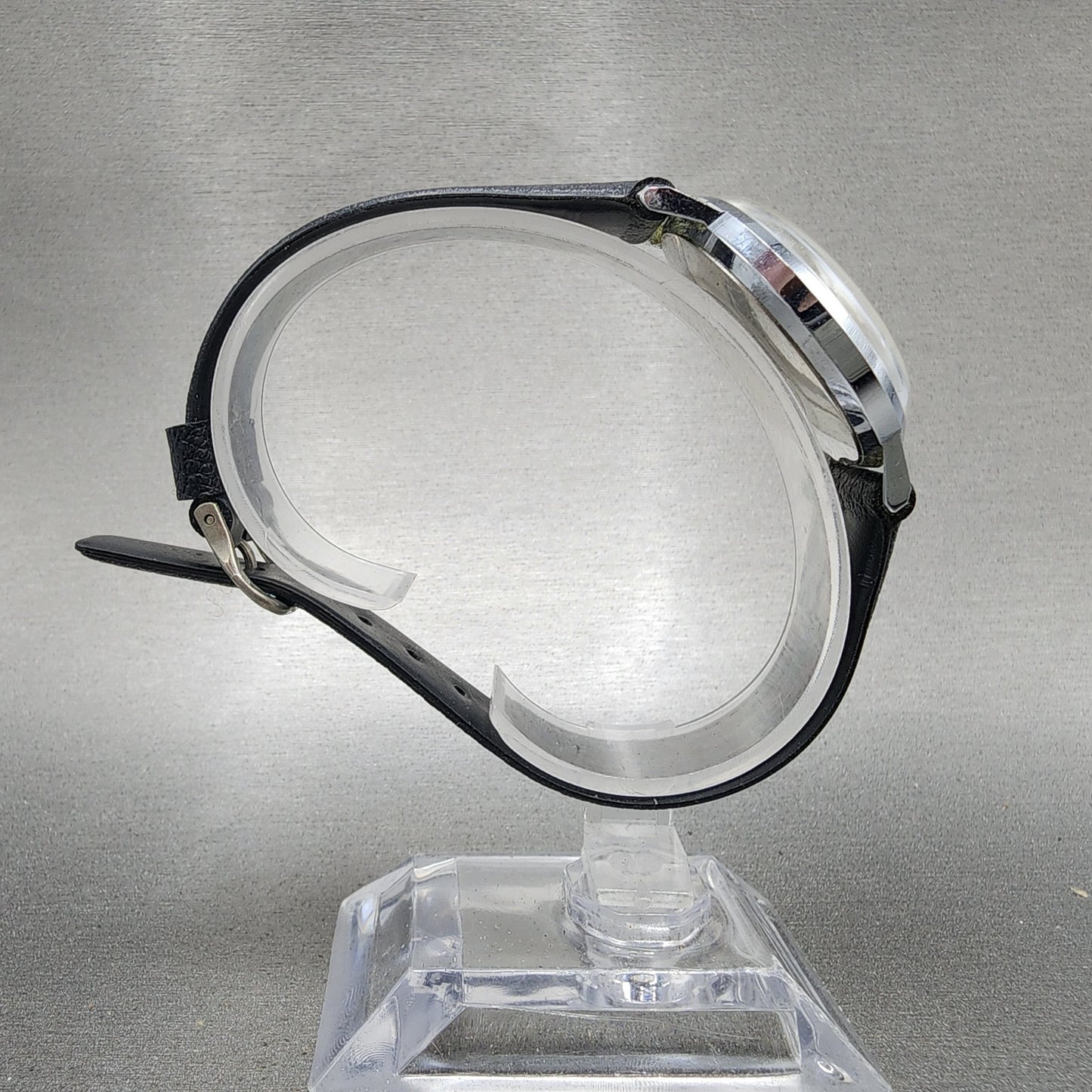 Timex Marlin Watch Men 34mm Champagne Dial Silver Tone Date Round Manual PARTS9