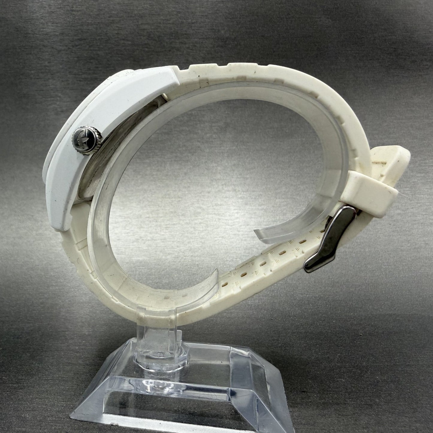 Adidas Santiago Watch Men 43mm White Dial White Tone Round  ADH2824 New Battery6