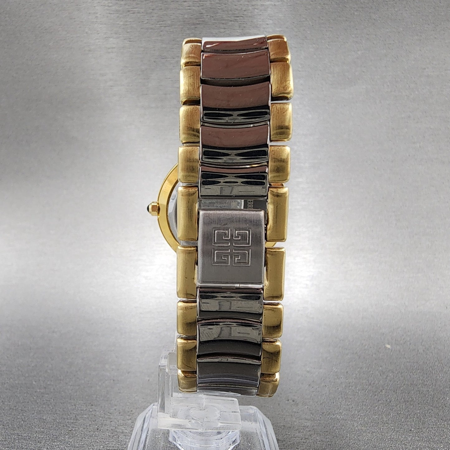Givenchy Watch Women 34mm White Dial Two Tone Date Round New Battery7
