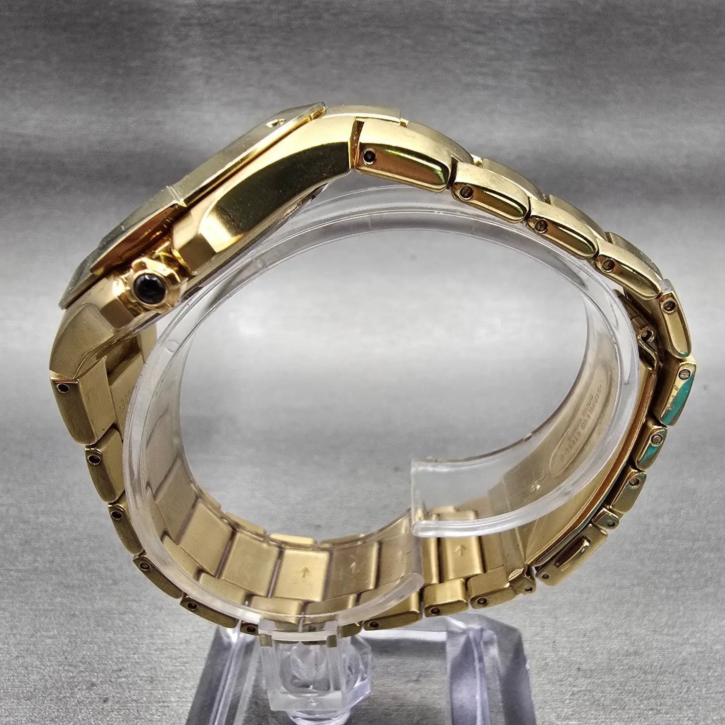 Seiko Coutura Watch Men 38mm Brown Dial Gold Tone Date Round 7N42-0CH0 New Batt6