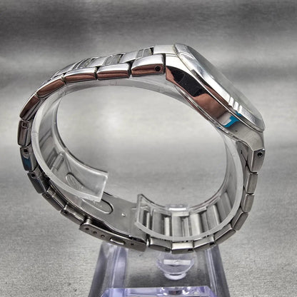 Seiko Pulsar Watch Men 36mm Blue Dial Silver Tone Round VD78-X003 New Battery8