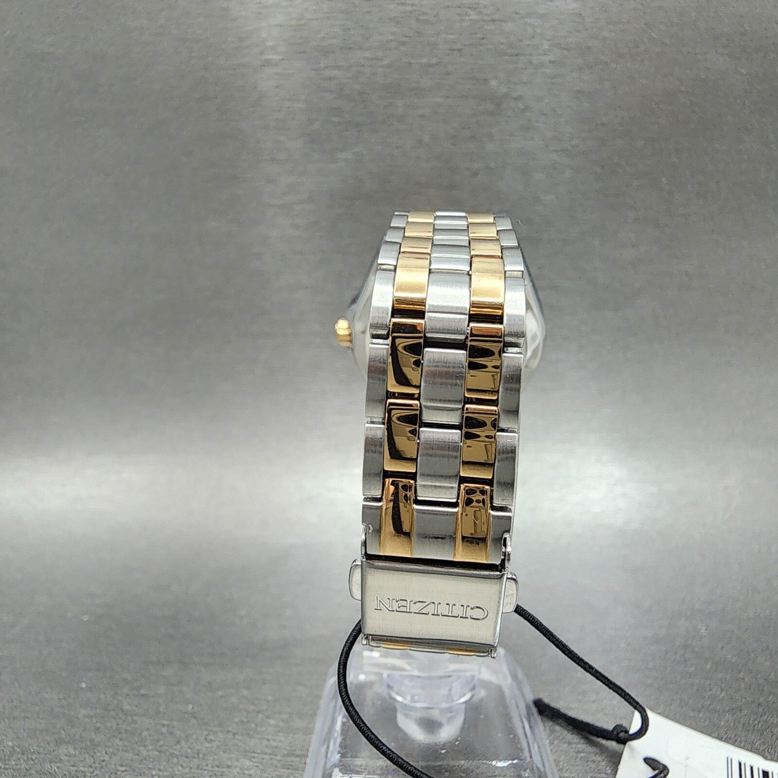 Citizen EcoDrive Peyton Watch Women Brown Dial Two Tone Date Bracelet E01226597