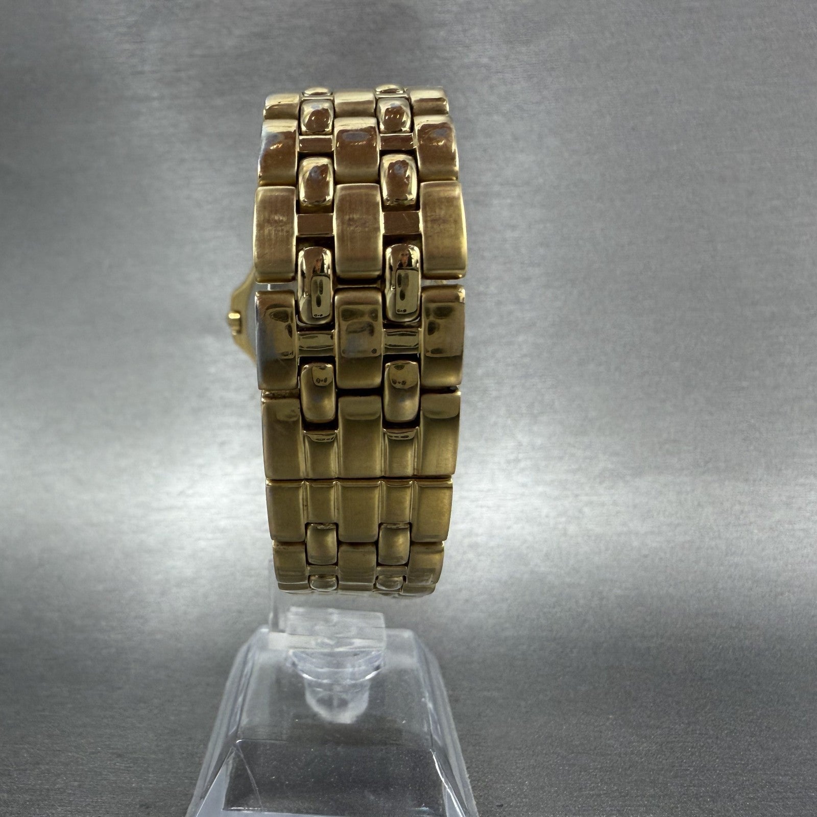 Raymond Weil Tango Watch Men 36mm Cream Dial Gold Plated Date New Battery 55606