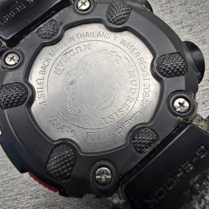Casio G-Shock Mudman G-9000 Watch Men 45mm Black Black Chrono Alarm New Battery10
