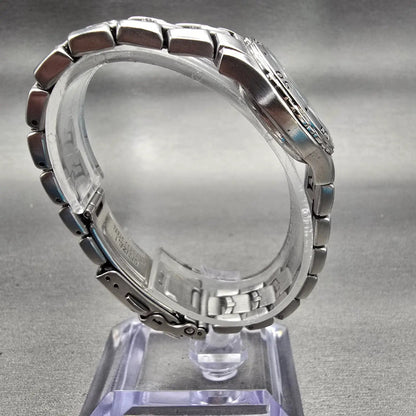 Citizen Watch Women 27mm Blue Dial Silver Tone Date Round 1012-S92316 New Batt8