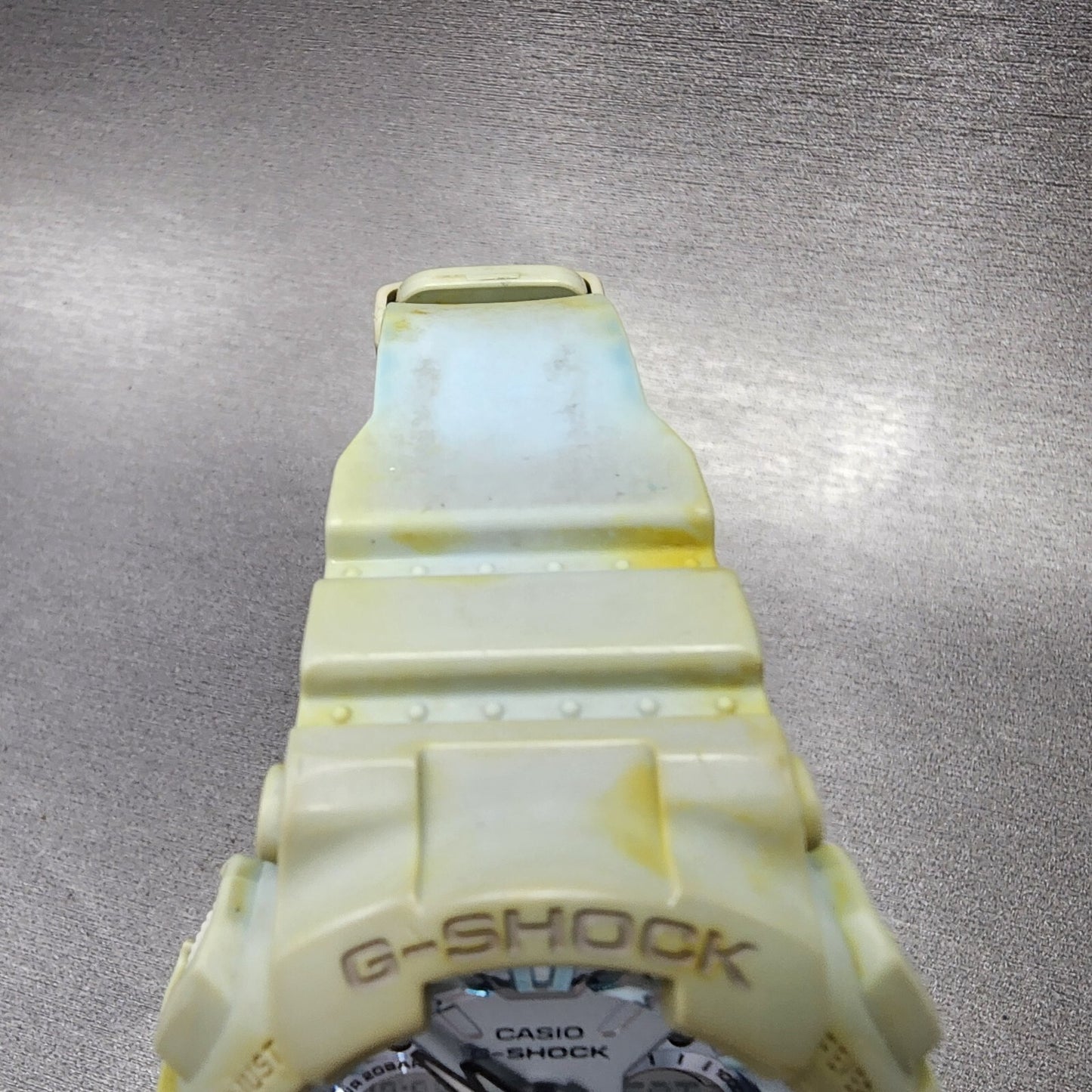 Casio GShock GMAS120DP Watch Women 46mm Blue Dial Blue Alarm Chrono New Bat4