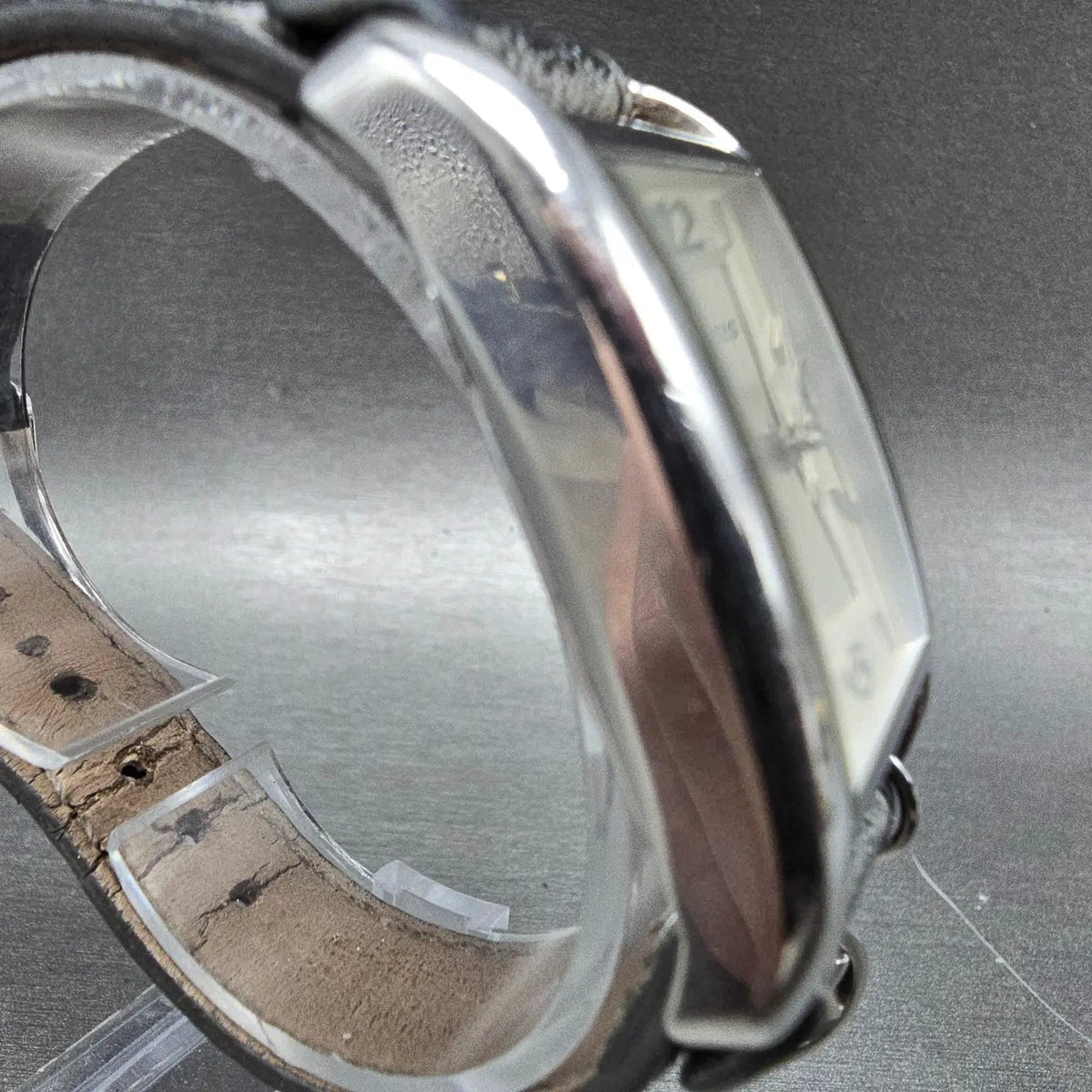 Michael kors Tank Watch Women 26mm White Dial Silver Rectangle MK-2247 New Batt3