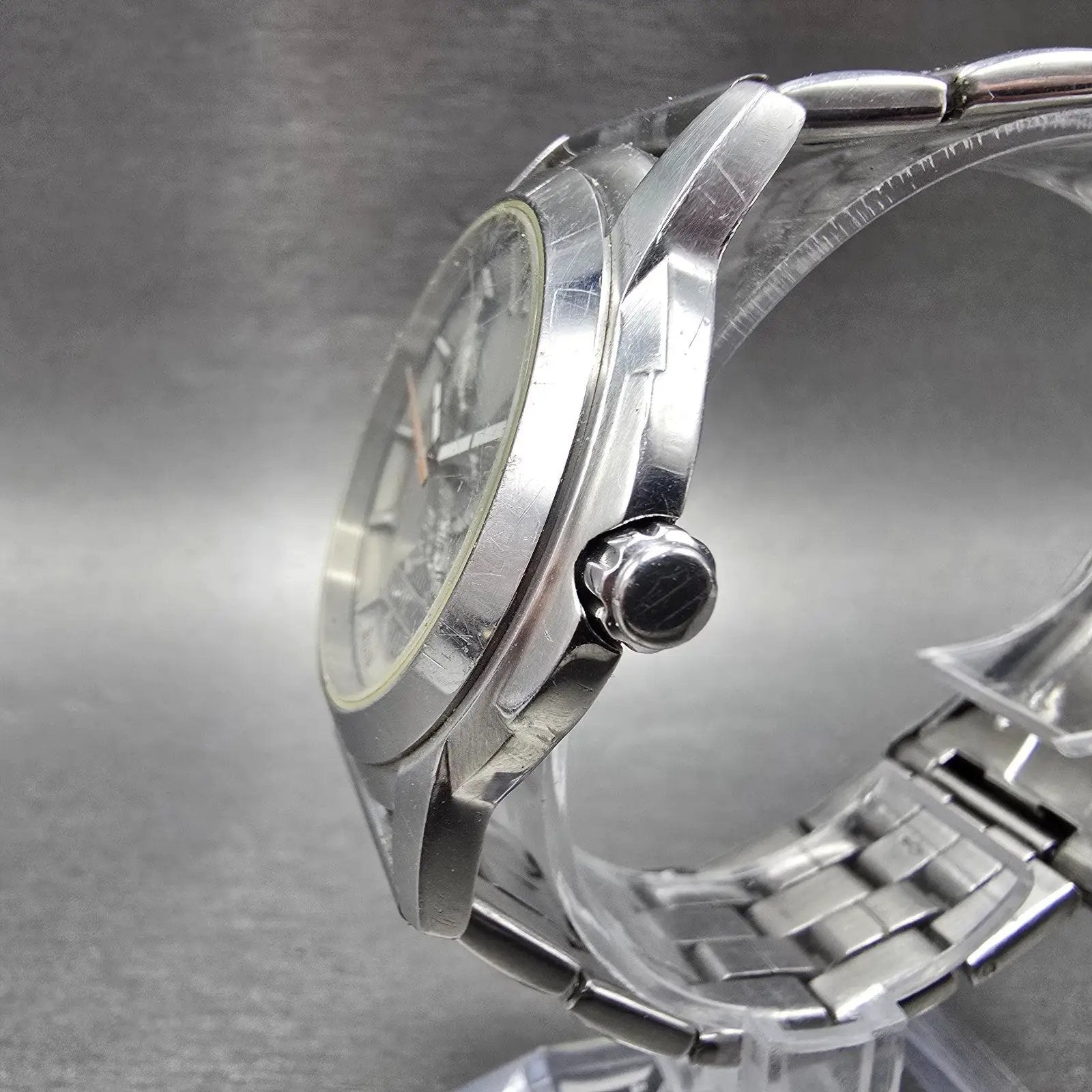 Bulova Harley Davidson Watch Men 40mm Silver Dial Silver Tone 76A12 New Battery2