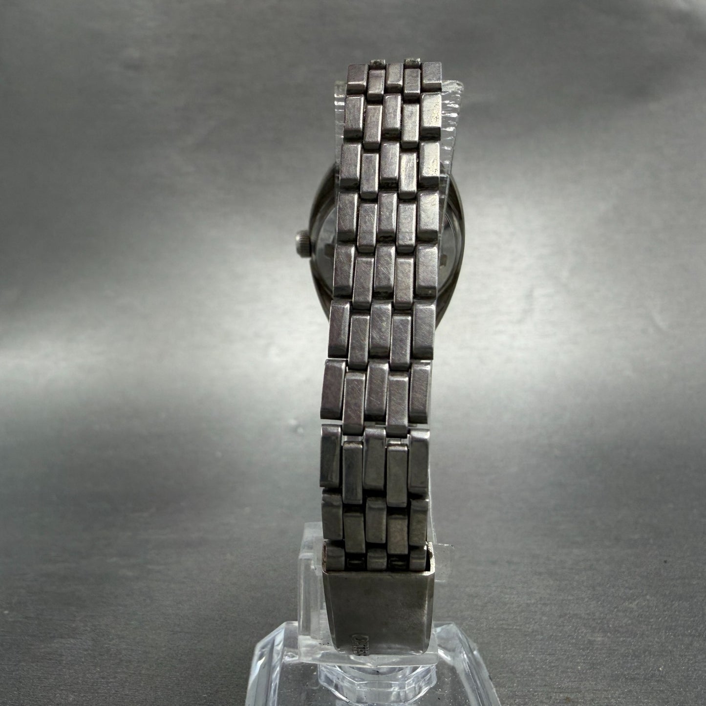 Seiko Maticlady Watch Women 23mm Silver Dial Silver Tone Date 2517-0211 Runs7