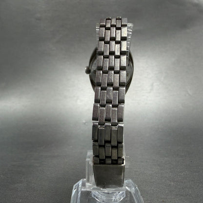 Seiko Maticlady Watch Women 23mm Silver Dial Silver Tone Date 2517-0211 Runs7