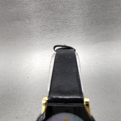 Citizen Noblia Watch Women 24mm MOP Dial Black Gold Tone Round New Battery VTG4