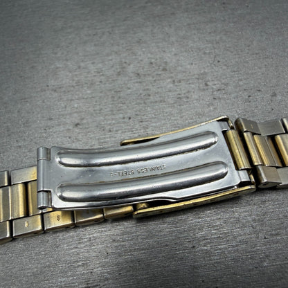 Seiko President Watch Men 36mm Champagne Dial Gold Tone Daydate Round New BattTT19