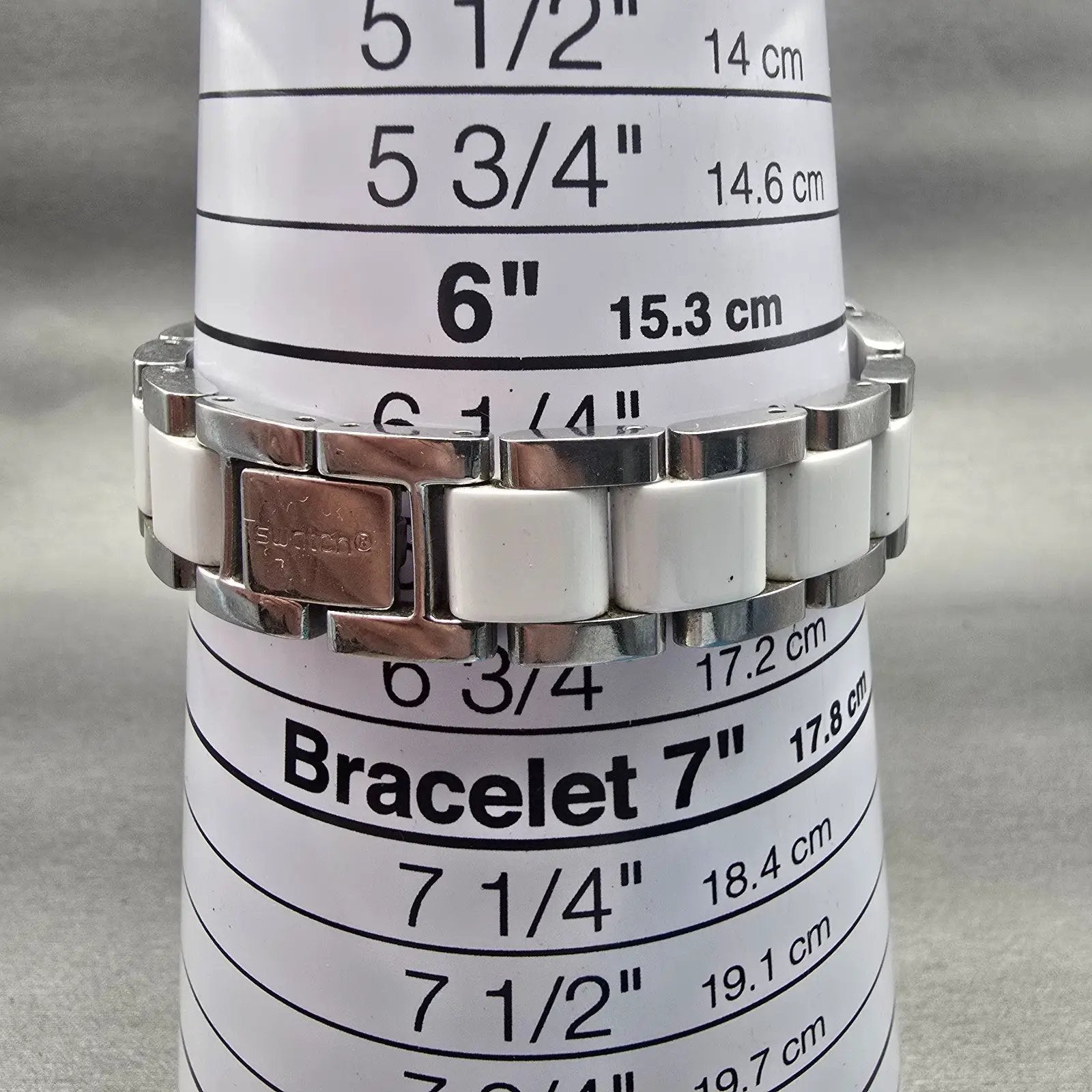 Swatch Irony Tresor Blanc Watch Women 33mm White Dial Silver YLS141GC New Batt9