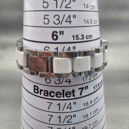 Swatch Irony Tresor Blanc Watch Women 33mm White Dial Silver YLS141GC New Batt9