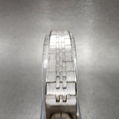Seiko Tank Watch Women 12mm Silver Dial Silver Tone Rectangle Manual Wind Runs