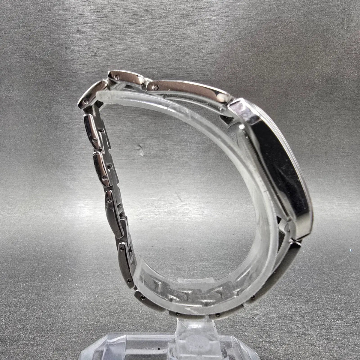 Invicta Wildflower Tank Watch Women 21mm MOP Dial Silver Tone Rectangle New Batt8