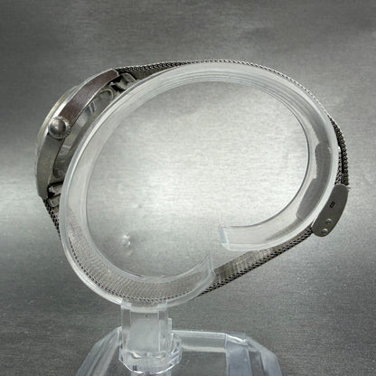 Seiko Watch Women 25mm Silver Dial Silver Tone Round Manual 1944-0012 Runs6