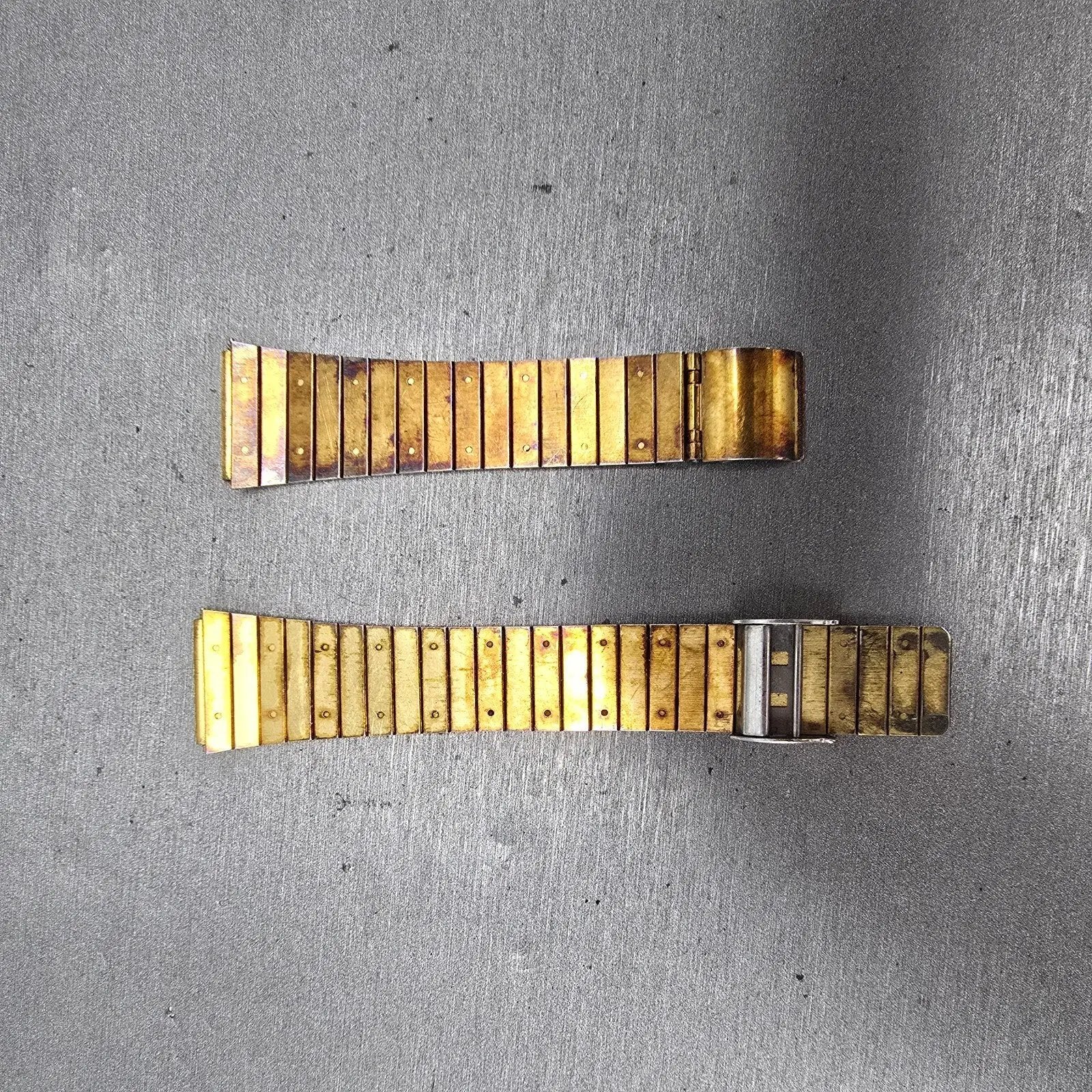 Seiko Bracelet 19mm Stainless Steel Gold Tone READ!!!!!!! Vintage Z4620